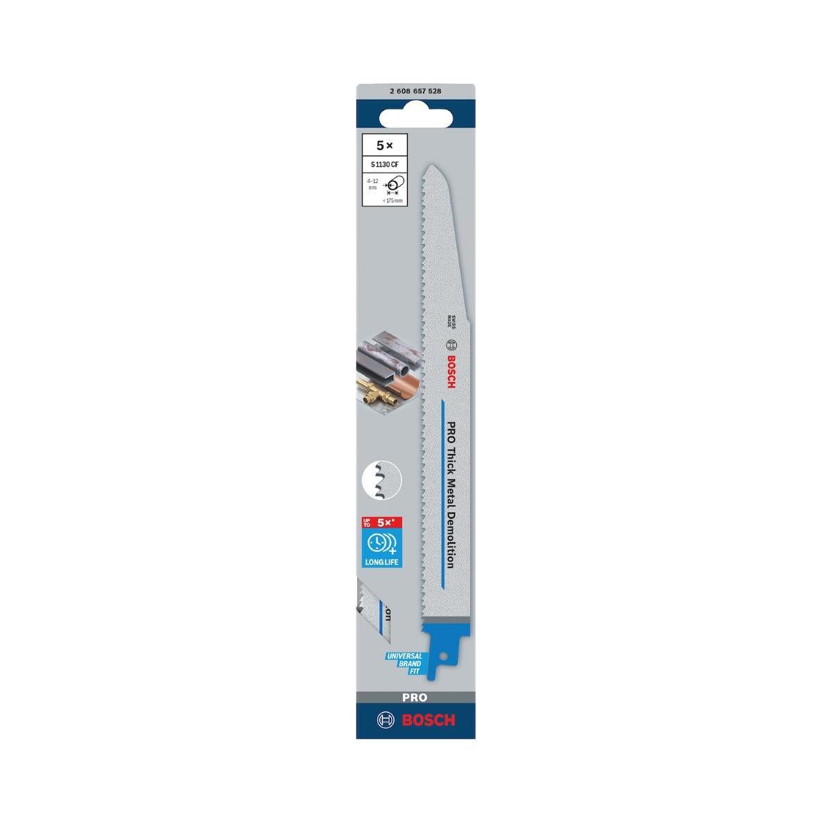 Lâmina Serra Sabre Bosch Pro Thick Metal S1130Cf 5U