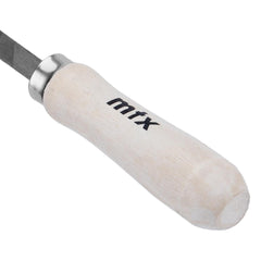 Lima Triangular Bastarda 6Pol 150mm Aço Carbono Cabo Madeira MTX 1603355 Desbaste Acabamento