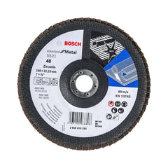 Disco Flap Curvo Bosch Standard For Metal 180mm G40
