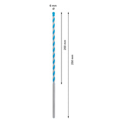 Broca Bosch Expert Cyl-9 Multiconstruction Ø6 X 200 X 250 mm