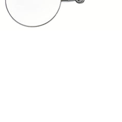 Extensão Telescópica Espelho Articulado 57mm 160‑650mm Aço Inoxidável Tramontina PRO
