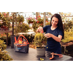 Kit Presente Jardinagem Tramontina 13 Peças Com Bolsa Lona Aço Carbono Para Jardim Horticultura Fruticultura