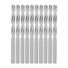 Broca Para Metal Polida HSS 5/32'' 10 Peças Aço Rápido MTX Durável