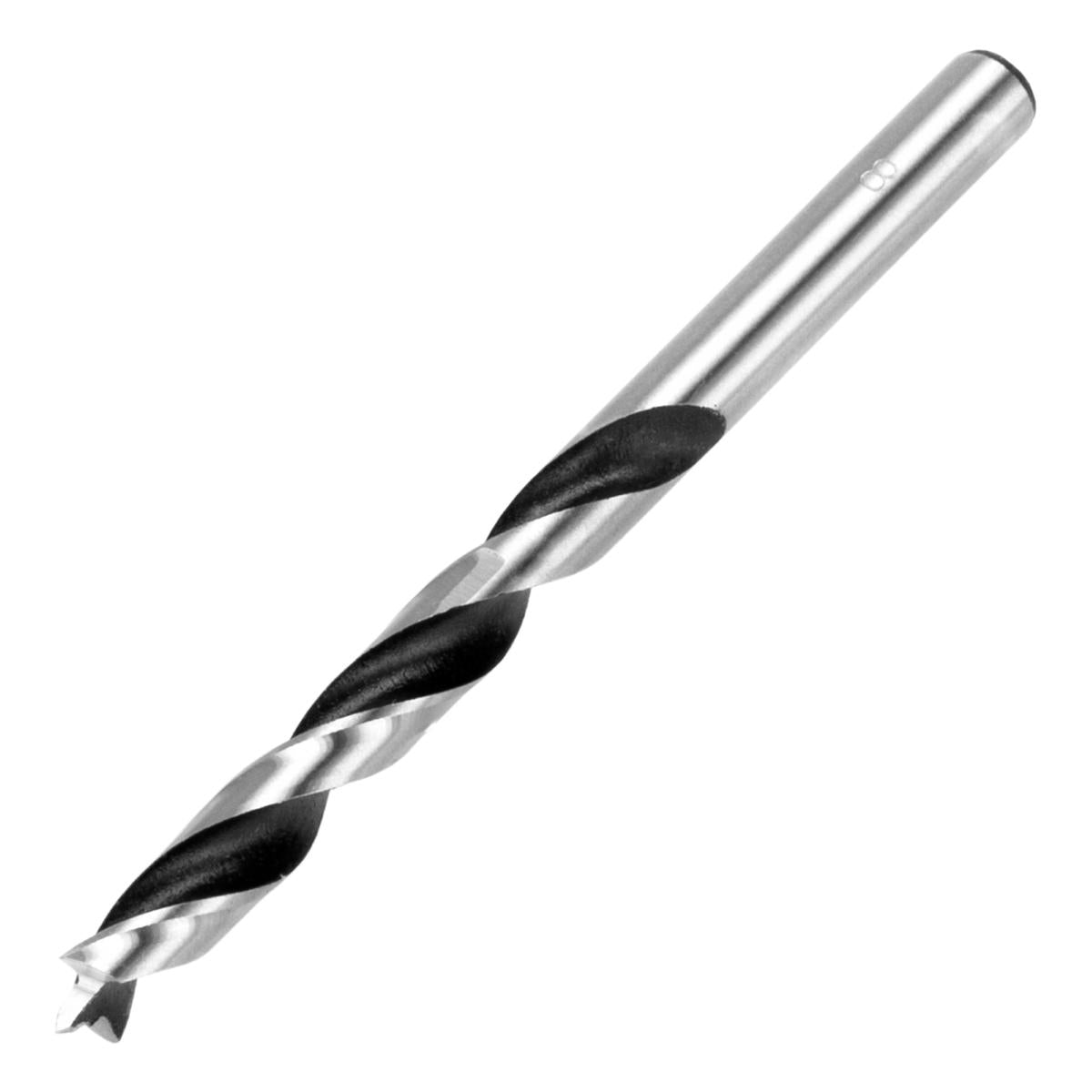 Broca Espiral Madeira 8x115mm Haste Cilíndrica 1PC Aço 45 Nitreto Titânio MTX 702069