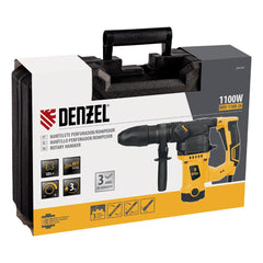 Martelete Perfurador e Rompedor 1100W 127V 4J SDS-Plus 3 Modos 26mm Denzel 2661059 RHV-1100-26