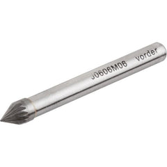 Lima Rotativa Cônica 60° 10 mm com Haste 6 mm Vonder