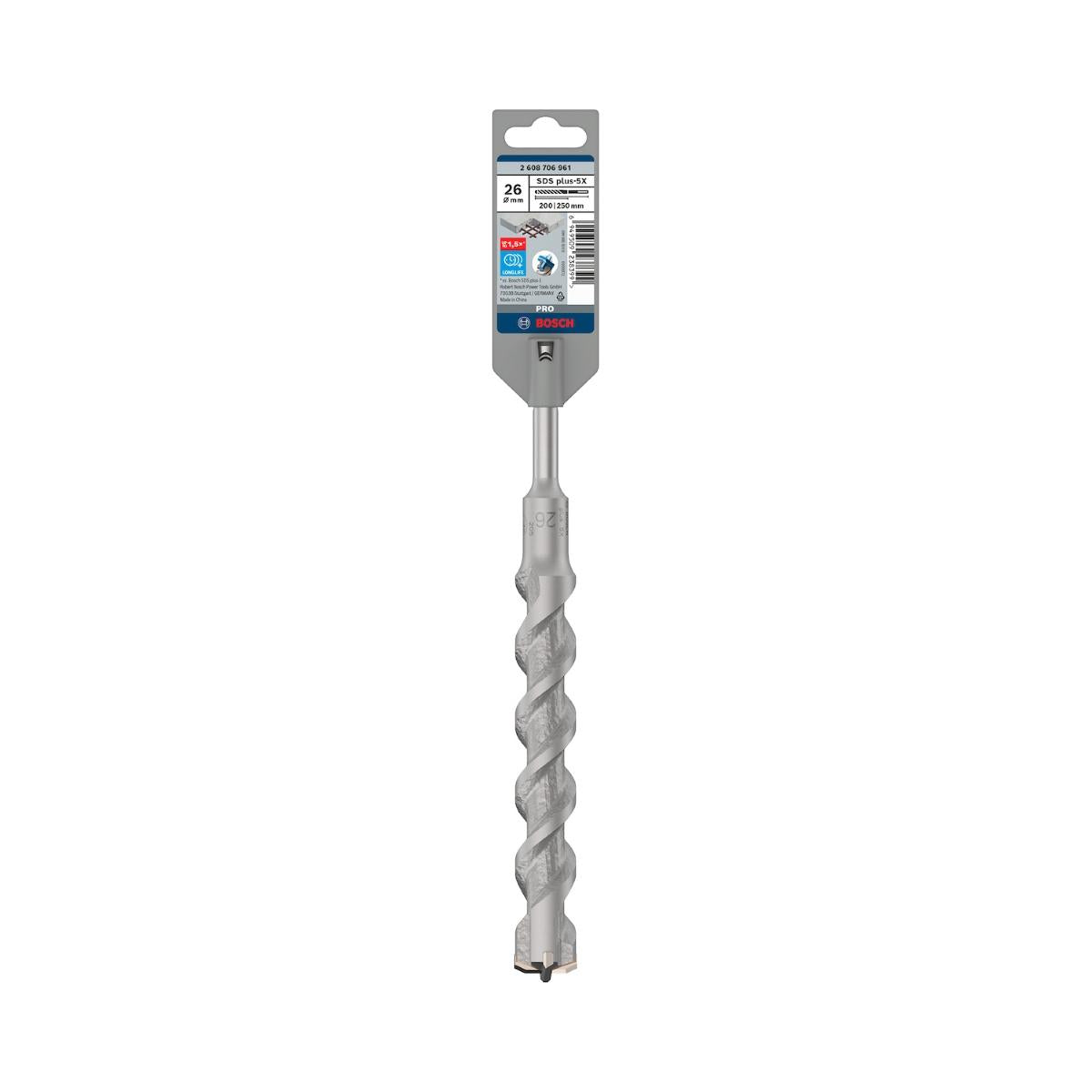 Broca Para Concreto Bosch Pro Sds Plus-5X 26X200X250mm