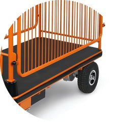 Carrinho Tipo Plataforma 400KG Motorizado a Bateria 24V BRUTUS C48M Beta