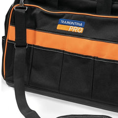 Bolsa Porta Ferramentas 22'' Tramontina PRO Nylon Resistente Base PVC Alça Reforçada