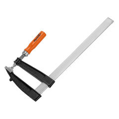Grampo Sargento Tipo F Aço Carbono 300x120x365mm Cabo Madeira 1PC Sparta 2043855