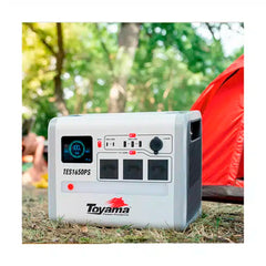 Estação de Energia Portátil Power Bank Toyama TES1650PS 110V Gerador Solar Silencioso para Camping Trailers e Emergência