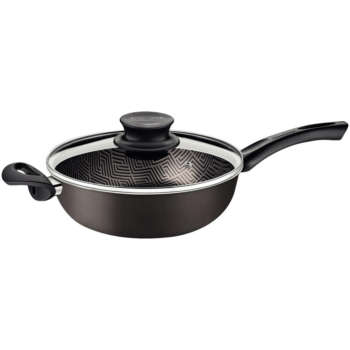 Fritadeira Multiuso Tramontina Paris 3,6 L 26 Cm Alumínio Antiaderente Starflon Max Com Tampa Vidro
