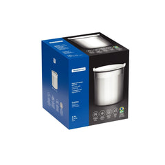 Pote Tramontina Cucina Em Aço Inox 2,3 L 14 Cm Para Mantimentos Com Tampa Plástica