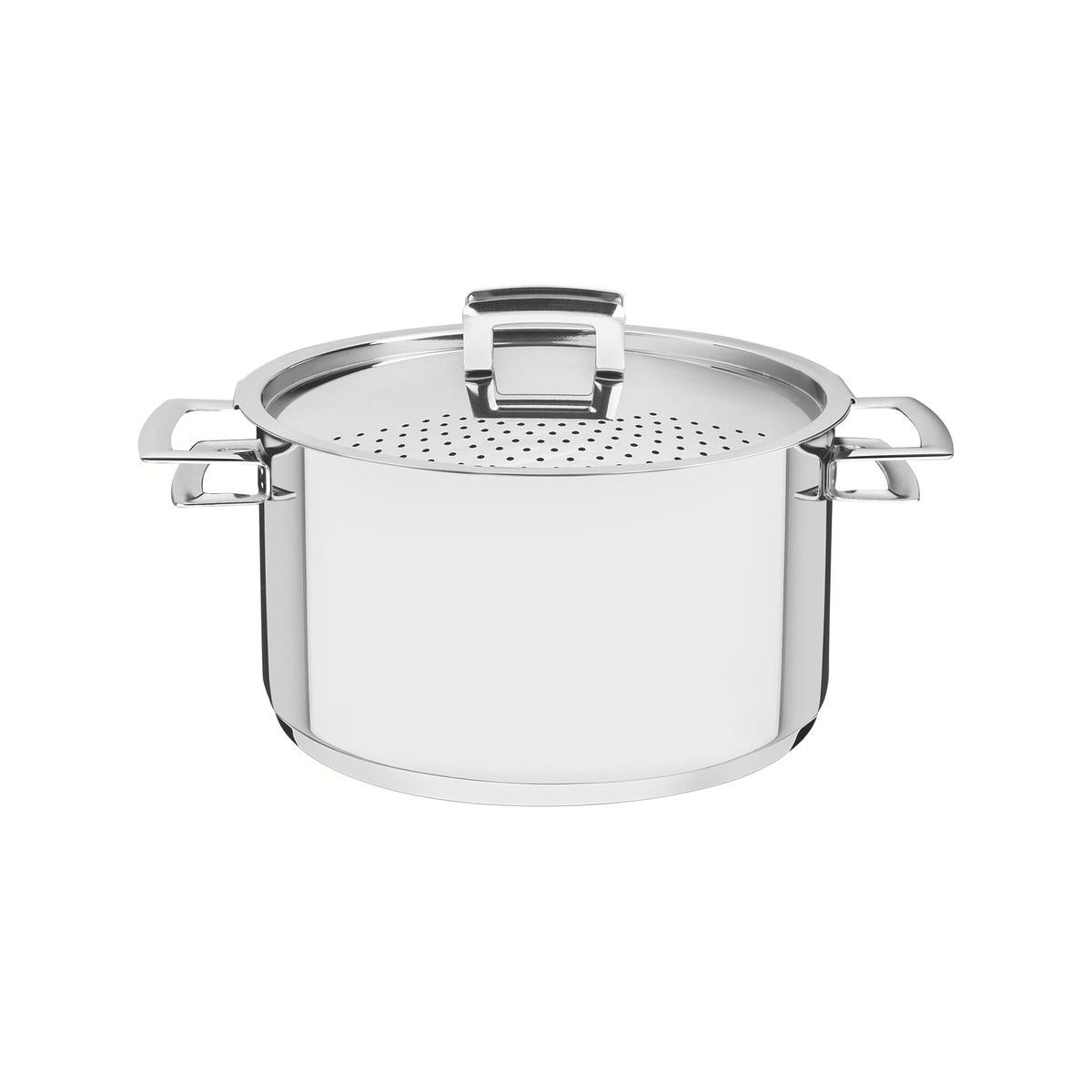 Espagueteira Tramontina Brava Aço Inox 24 Cm 6 1 L Fundo Triplo Indução