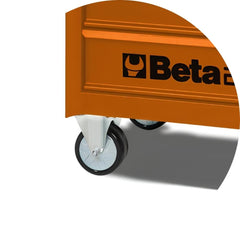 Carrinho de Ferramentas 400KG Laranja 6 Gavetas com Guias Telescópicas C04-BOX-O Beta