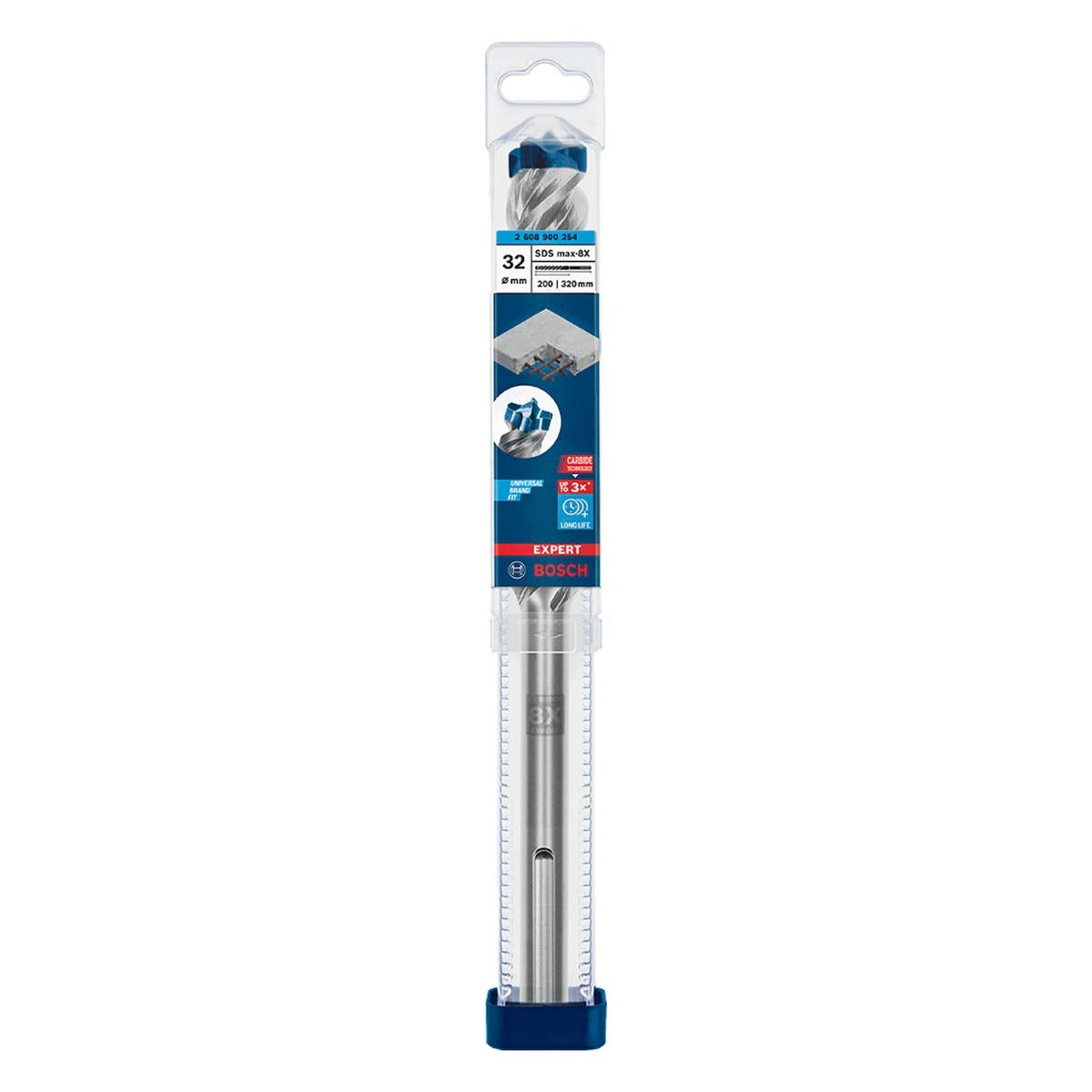 Broca Para Concreto Bosch Expert Sds Max-8X Ø32X200X320mm