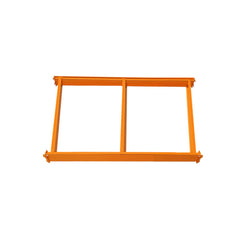 Longarina Mini Porta Paletes 500kg 80x120cm Laranja Presto