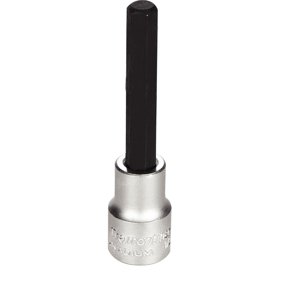 Soquete Hexagonal 3/8'' 1/2'' Aço Cromo Vanádio Cromado DIN 7422 Durável Tramontina PRO