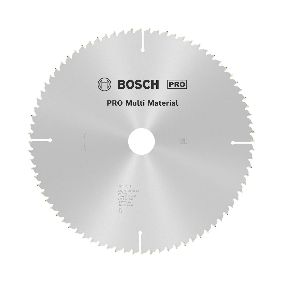 Disco De Serra Circular Bosch Pro Multi Material 254mm 80D