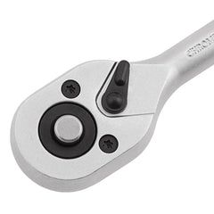 Chave Catraca Reversível Soquete 1/4'' 72 Dentes Cromo Vanádio Stels 1402555