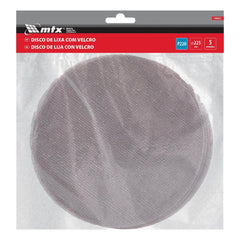 Disco de Lixa Telado com Velcro para Parede e Teto Grão 220 Diâmetro 225mm 5 Peças Alta Performance