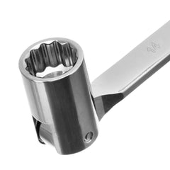 Chave De Aperto Com Soquete Articulada Cromo Vanadio 14-15mm Stels 1495555 Acesso Fácil