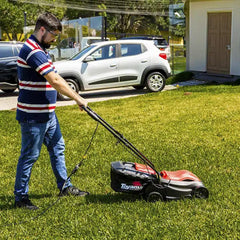 Cortador de Grama Elétrico Toyama TLM320E1-X 1000W 127V Corte 32cm com Recolhedor Rígido 30 Litros Jardim Residencial