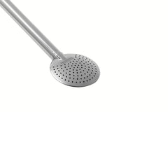 Bomba De Chimarrão Tramontina Ilex Aço Inox 25 Cm Com Rosca E Pedra Ágata Verde