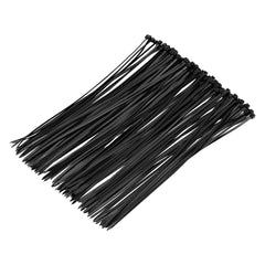 Abraçadeira De Plástico 300X3,6Mm Preta 100 Peças Resistente Uv Sparta