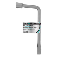 Chave De Roda Tipo L Com Espátula Cromo Vanádio 17mm 1pc Stels 1421055