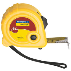 Trena Tramontina MASTER 7,5 m Corpo ABS Fita Aço Temperado Freio Duplo Tramontina