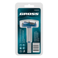 Broca Fresa Forstner Para Madeira 45mm Haste Cilíndrica