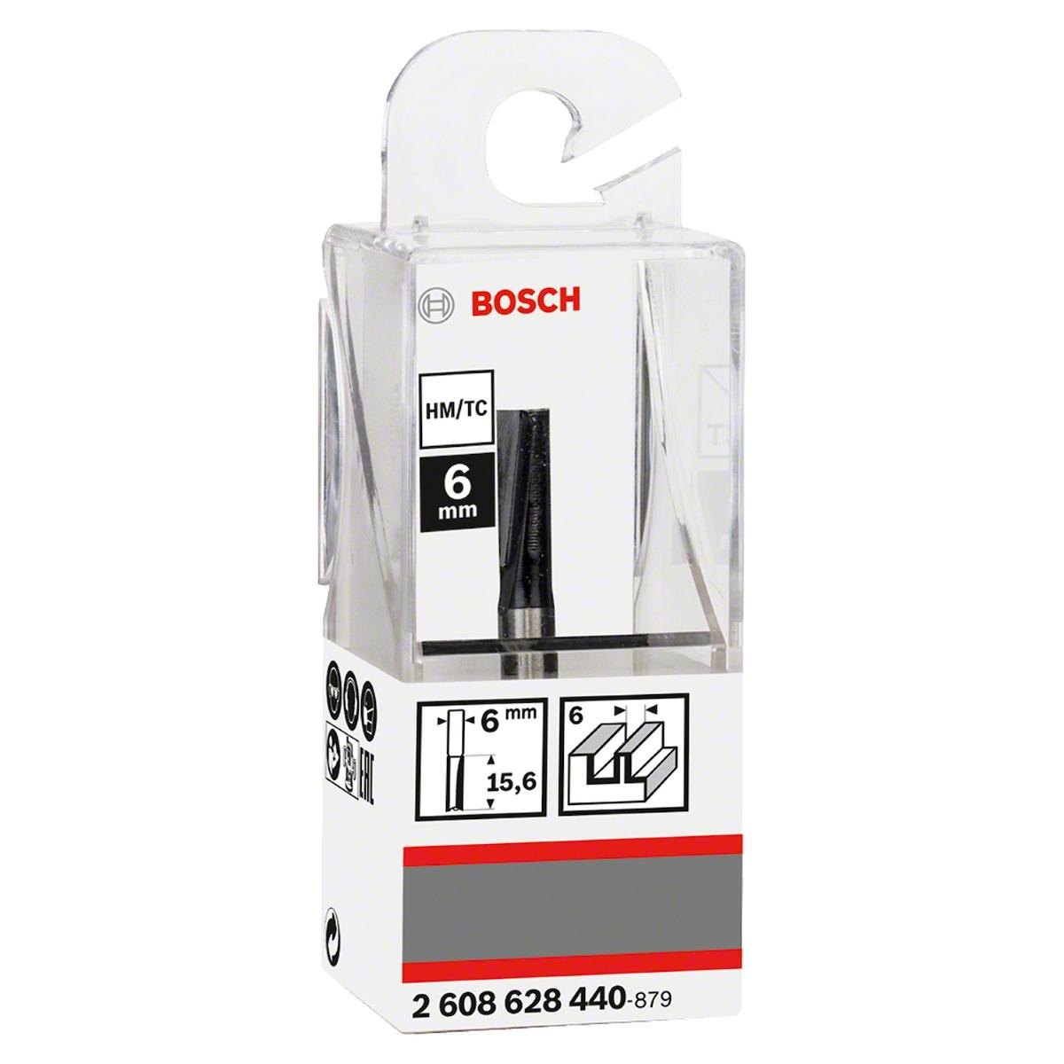 Fresa Reta Bosch Standard 6mm D1 19mm L 19,58mm G 51mm