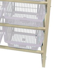 Estante Cesto Expositor Branco 80kg Presto