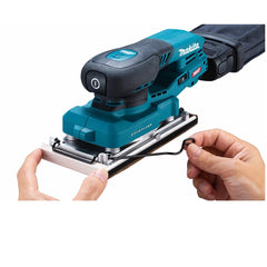 Lixadeira Orbital Makita 40V BO007CGZ XGT Base Retangular Sem Bateria e Carregador