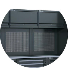 Conjunto de Móveis Oficina com Bancada Armário Parede Carrinho Painel Ferramenta RSC50 F Beta