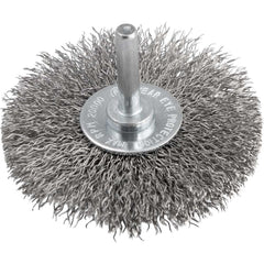 Escova Circular 3X3/8'' 20000Rpm Aço Inox Ondulada Vonder 1/4'' Haste