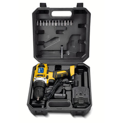 Parafusadeira Furadeira 12V Tramontina 1300mAh 19 Torques Bateria Íons de Lítio 16 Peças