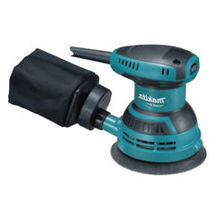 Lixadeira Rotorbital 125mm 5'' 240W 12000 RPM Madeira com Lixa Saco Coletor Pó M9204B 220V Makita