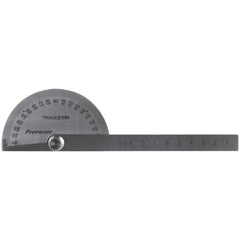Transferidor de Ângulos 0º - 180º Graus Aço Inox Tradestar