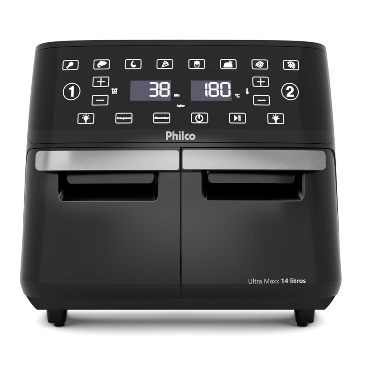 Fritadeira Air Fryer Philco PAF14A 14L 4 em 1 Painel Digital 220V