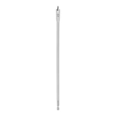 Broca Chata Madeira Longa 12mm Haste Hexagonal 7mm Aço 45 300mm MTX 7040129
