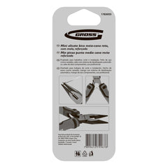 Mini Alicate Bico Meia-Cana Reto Reforçado 5'' 125mm Fosfatizado 1pc