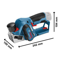 Plaina Bosch Gho 12V-20 Brushless Sem Bateria