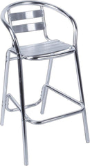 Banqueta alumínio 58 x 53cm altura 102cm - Bel Lazer