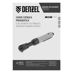 CATRACA PNEUMATICA REFORCADA RP100 1/2 160 RPM 100 NM DENZEL