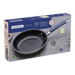 Frigideira Tramontina Romagna Aço Inox 20 cm 1 L Revestimento Cerâmico Black Stone Antiaderente