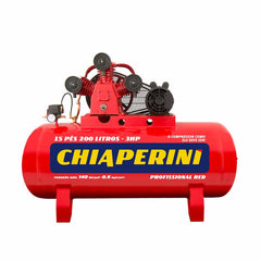 Compressor de Ar M.Pressão Tri 3HP 220/380V 200L Chiaperini