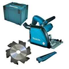 Fresadora Alumínio 1300W Com Disco Maleta Mak-Pac Adaptável a Coletor de Pó CA5000XJ 127V Makita