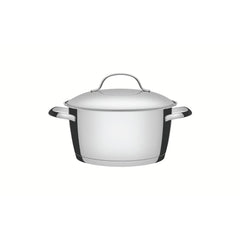 Caçarola Funda Tramontina Allegra Aço Inox Com Fundo Triplo 20 Cm 3,1 L Indução Forno 260 Graus
